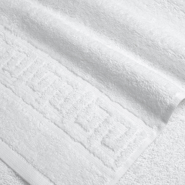 Белое махровое полотенце  (А) ( 40х70)