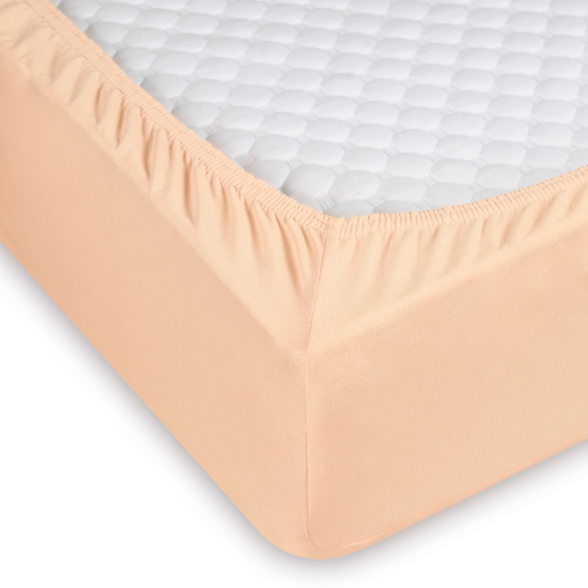 Простынь 200*200*20 на резинке трикотаж