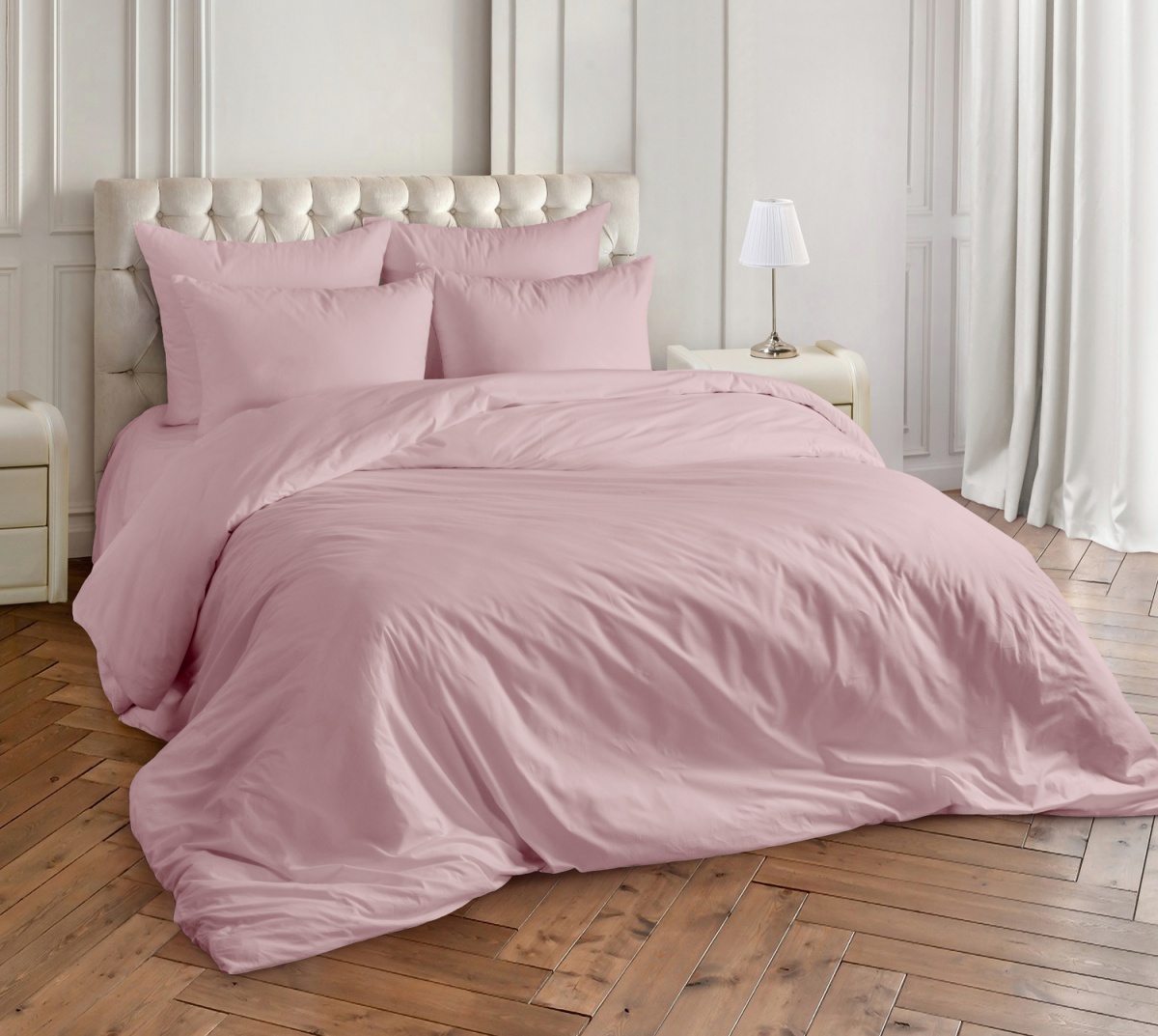 КПБ Поплин г/к 2,0 сп с евро простыней