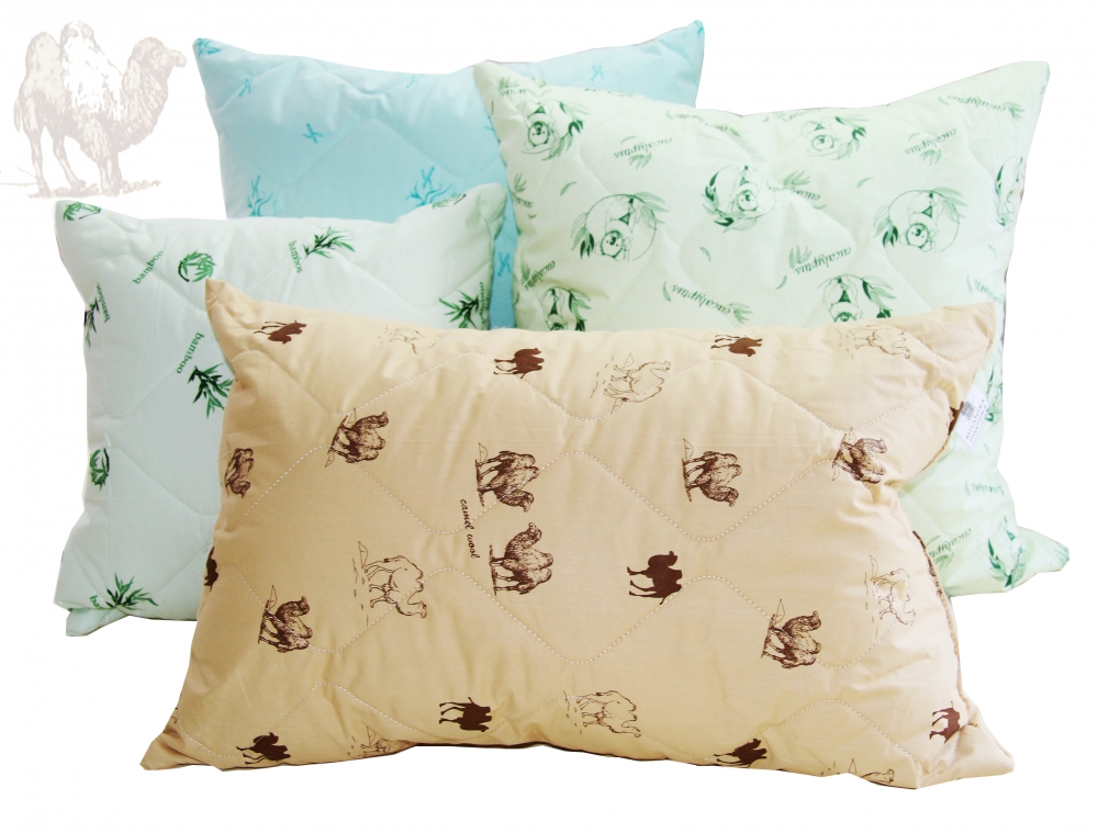 Подушка стеганая Лебяжий пух акция