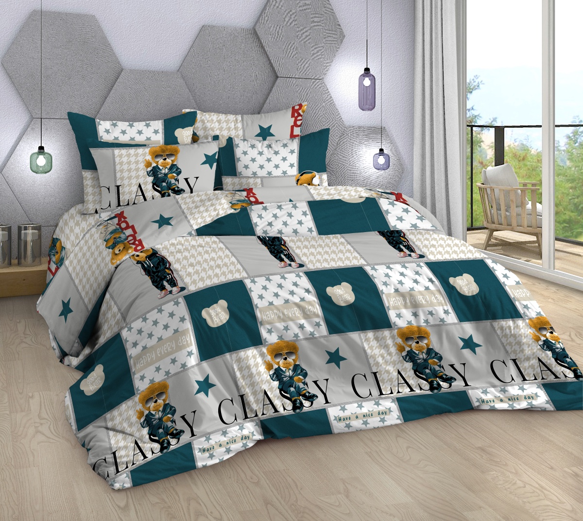 КПБ Поплин 1,5 спальный