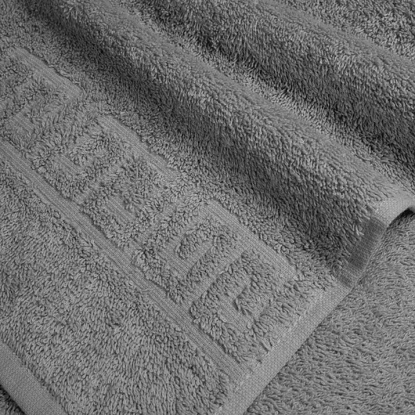 Стальной серый махровое полотенце  (А) (50х90)