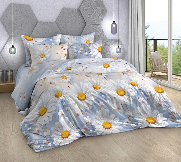 Ромашки 13586/1 (Бязь 220 см)