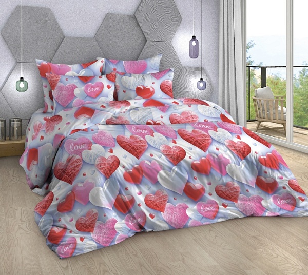 Валентинки 13564/1 (Бязь 220 см)