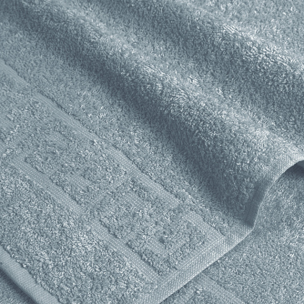 Глубокий синий махровое полотенце (А) (50х90)
