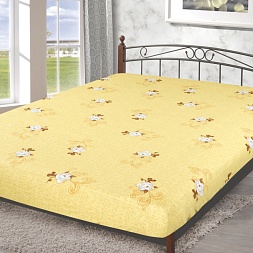 Простыня на резинке сатин