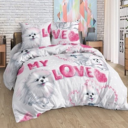 КПБ Бязь 1,5 спальный подростковый с одной наволочкой