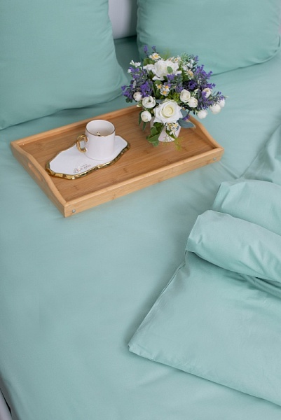 Фисташка простыня (евро поплин г/к)