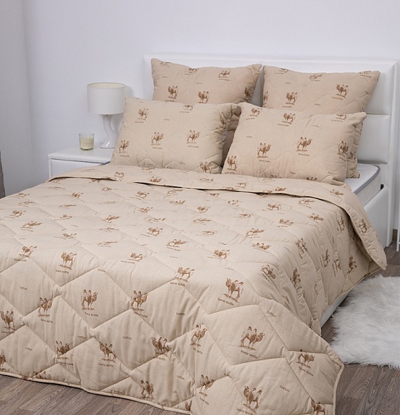 Одеяло "Верблюжья шерсть" Премиум Лайт (2 спальный)