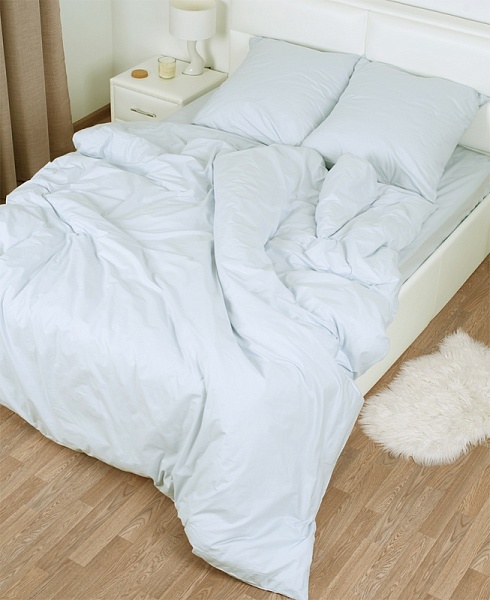 Серый туман пододеяльник (2 спальный поплин г/к)