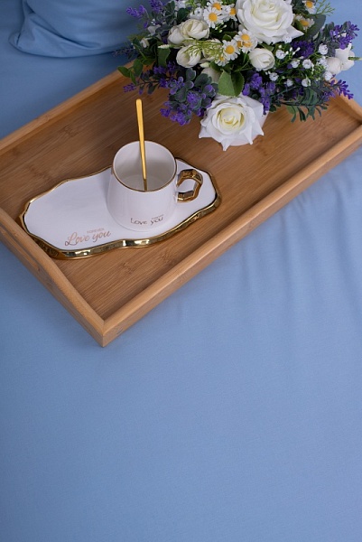 Лазурит простыня (евро поплин г/к)