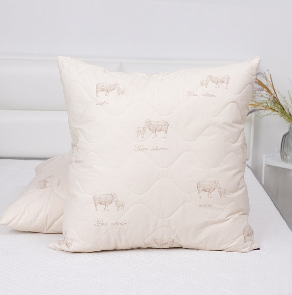 Подушка "Овечья шерсть" Премиум (тематика) (68х68)