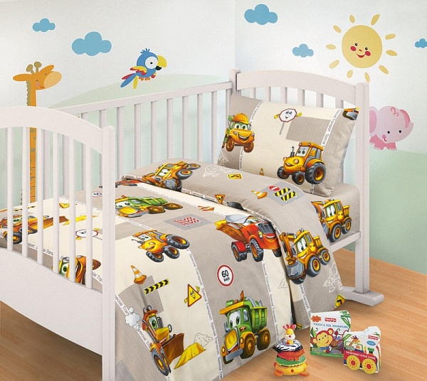 Грузовичок (КПБ Бязь детство)