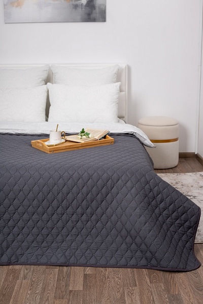  Покрывало "Ультрастеп кант" Антрацит (150х205)