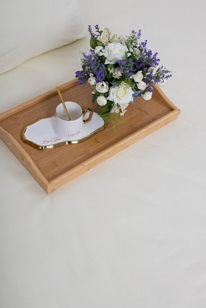 Ваниль простыня (евро поплин г/к)