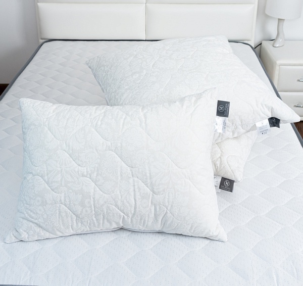 Подушка "Лебяжий пух" Премиум Лайт жаккард (68х68)