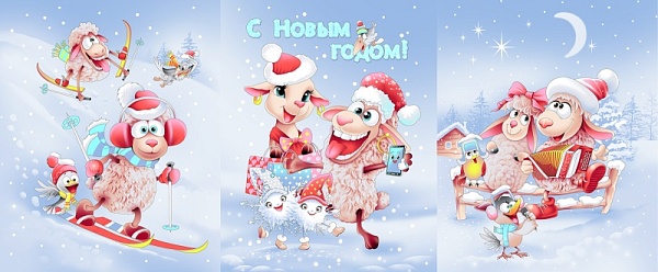 Новогодняя сказка 13703/1 (Вафельное полотно 150 см)