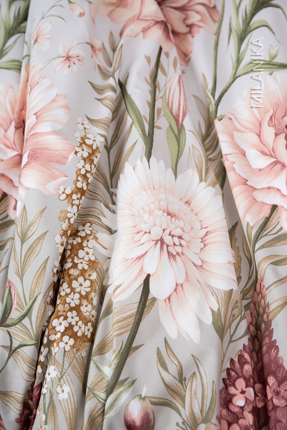 Поплин набивной ширина 220 см