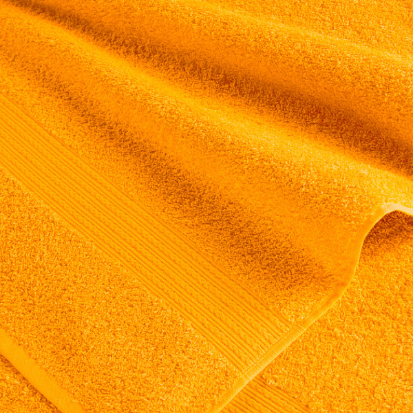 Оранжевый махровое полотенце (БА) ( 70х140)