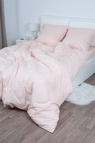 Персик пододеяльник (2 спальный поплин г/к)