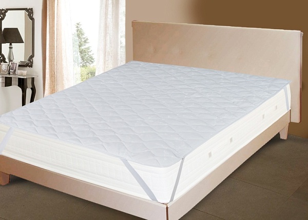 Наматрасник "Шарм"  полиэфирное волокно (однотонные) (90х200)