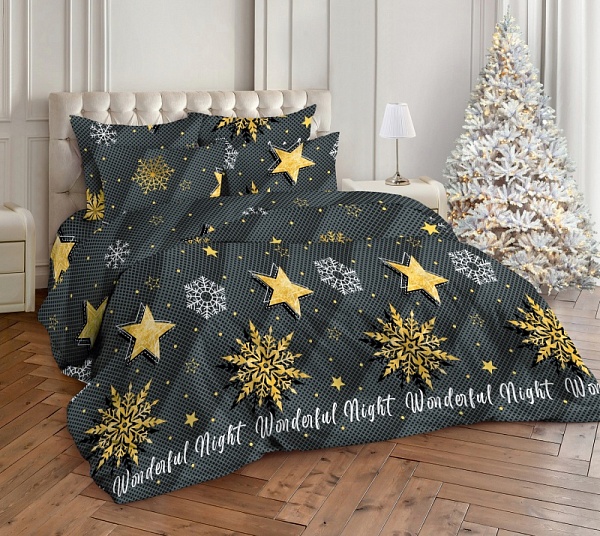 Рождественская звезда (КПБ Поплин евро)