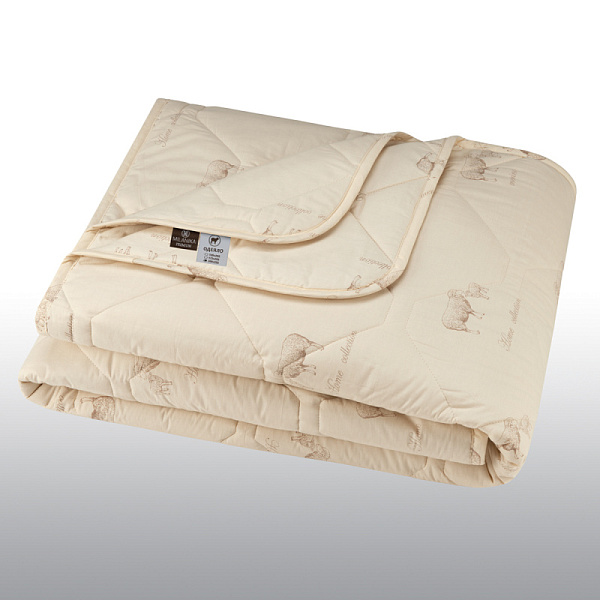 Одеяло "Овечья шерсть" Премиум стандарт тематика (2 спальный)