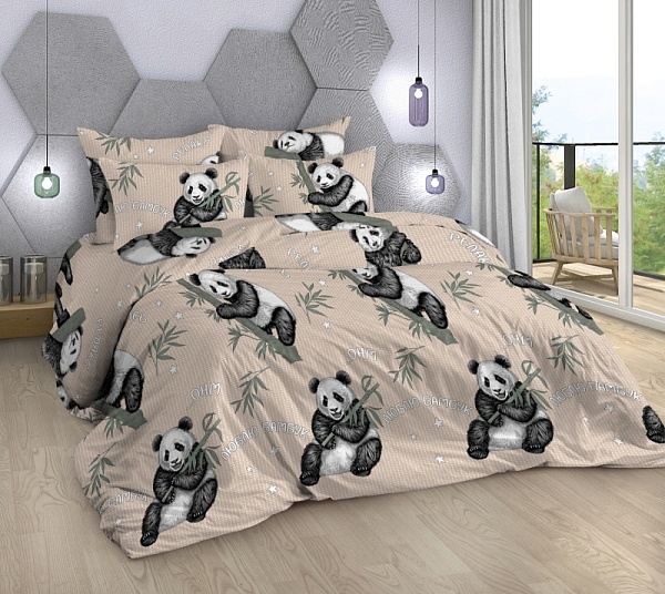 Панды (КПБ Бязь евро)